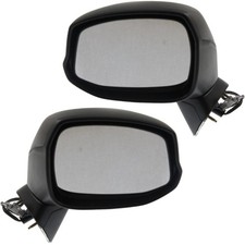 Side Mirror Pair Left Right Power Heated Manual Folding Textured For Honda