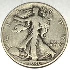 1936 P Walking Liberty Half Dollar - VG Very Good Condition 50c - 1795