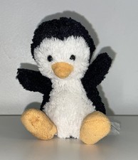 Jellycat Small Poppet Penguin Tiny Black & White 4.5” Inches Retired & Rare