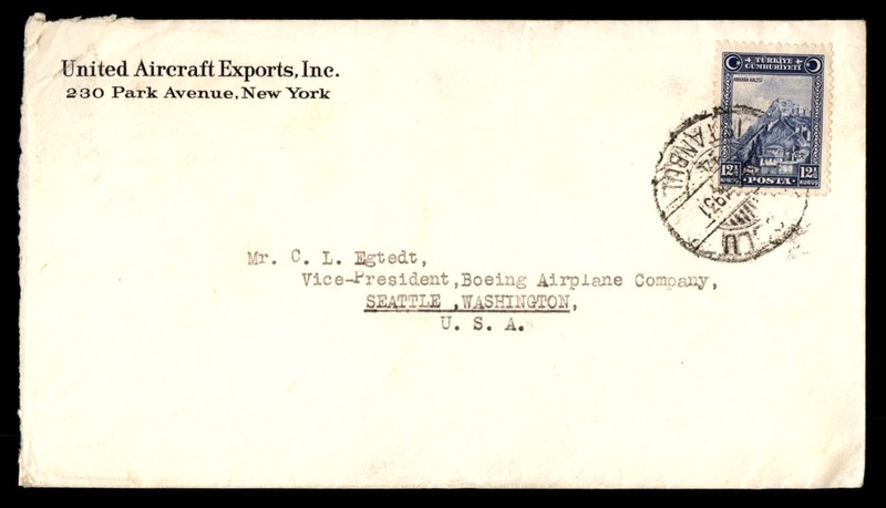 Mayfairstamps Turkey 1931 Istanbul to Seattle WA Cover cca_30167