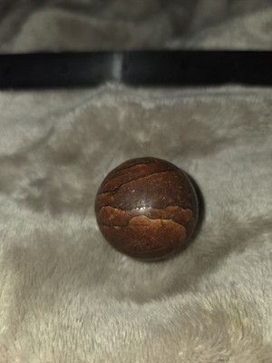BEAUTIFUL PETRIFIED WOOD SPHERE 30 GRAMS E
