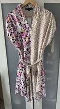 French Connection Yulia Printed Shirt Dress Size S New 