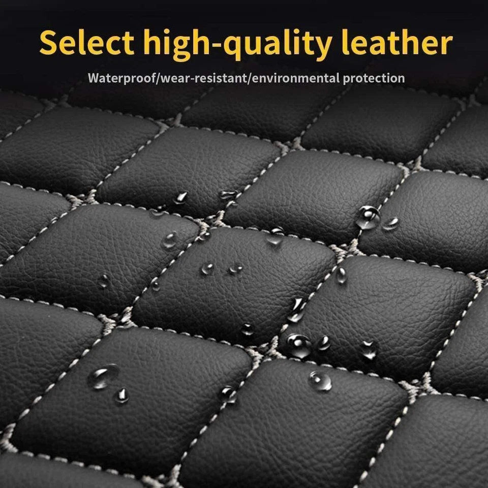 For Mercedes Benz C-Class Sedan Car Floor Mats All Weather Luxury Auto Foot Pads Foto 3 de 4