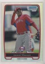 2012 Bowman Chrome Prospects Refractor Maikel Franco #BCP112 0a3