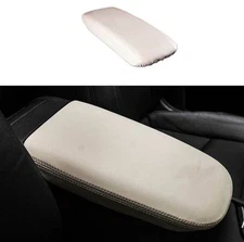 For Cadillac XT5 2017-24 Beige PU Leather Central Console Armrest Box Cover Trim