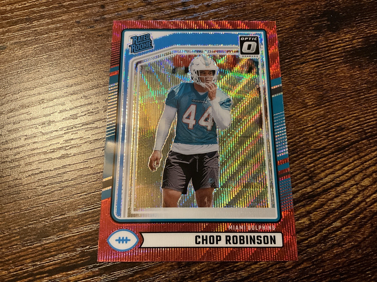 #531 Chop Robinson #351 Optic Preview Red Wave 2024 Panini Donruss Rated Rookie