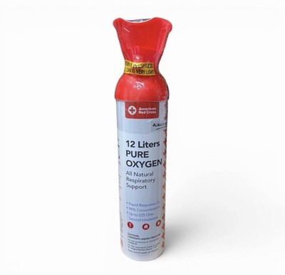 Boost Oxygen American Red Cross 98% Pure Supplemental Oxygen, 12 Liter, 1 Pack