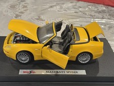 Maisto Maserati Spyder 1/18 Yellow