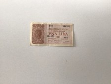 Moneta Antica una lira di carta anno 1935 conservata benissimo 