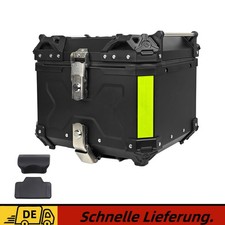 55L Motorrad Alu Top Case Box Aluminium 55 Liter Koffer Schwarz 100% NEU