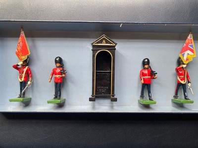 Britains Ceremonial  Scots Guards Colour Party & Sentry Box, 00091, 1998