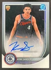 Kobe Sanders 2025-26 Bowman Chrome Auto RC Clippers