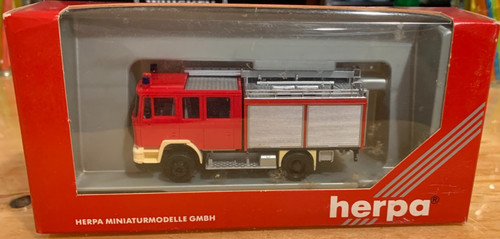 Raro Herpa 1/87 HO MAN Tractor Escalera Camión de Bomberos Nuevo En Caja # 41430 | Zustand: New