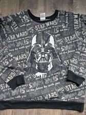 Star Wars Kids Sweatshirt in Black and Gray with Darth Vader Graphic
