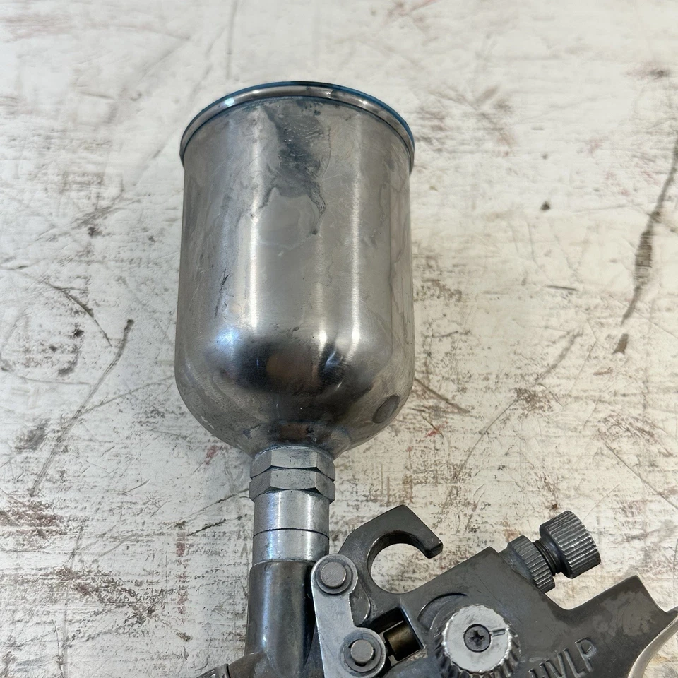 Mini pistola pulverizadora de retoque HVLP de 1,0 mm usada de colección herramientas ATD Foto 4 de 4