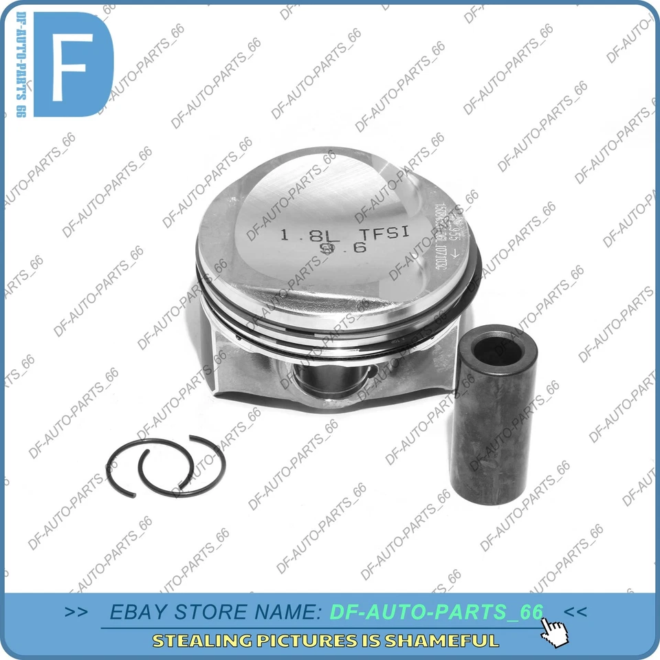 Juego de anillos de pistón de gran tamaño 83 mm +0,5 Φ23 mm para VW Escarabajo Audi A4 A5 A3 1,8 TFSI Foto 4 de 4