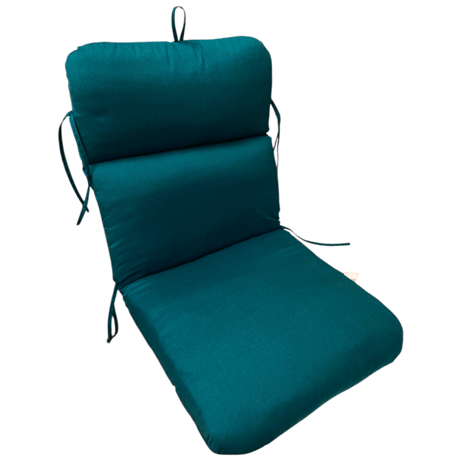 Уличная подушка для стула Sunbrella, завязки и петля для вешалки, 22x45, Spectrum Peacock