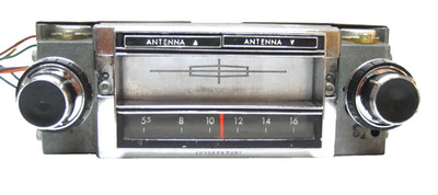 1966 1967 Lincoln AM Radio w/8 Track Tape Player & Harness-Radio Plays See Video