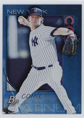 2020 Bowman Platinum Wal-Mart Blue 37/150 Gerrit Cole #99 8d4