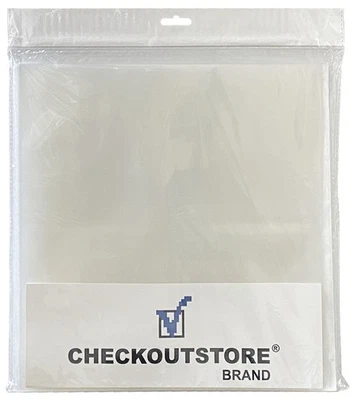 COS Clear Plastic CPP For 12  LP Vinyl Record Album Covers (Outer Sleeves) • 536.95$