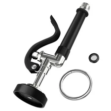 Dishwash Pre Rinse Sprayer for Kitchen: Commercial Sink Faucet Spray Valve He...