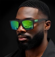 Sunglasses Mirror Lens Polarized Retro Men Glasses Fashion Design Performance