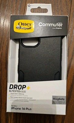 OtterBox iPhone 16 Plus Commuter Series Case with MagSafe - Black