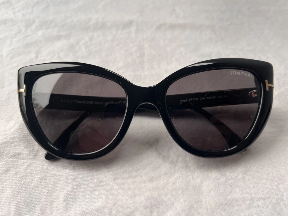 TOM FORD Sonnenbrille Anya TF 762 01A 55 20 Schwarz. Cat Eye. Neuwertig! - Bild 2 von 4