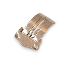 Carrera Monaco 22mm Rose Gold Color Deployment Clasp For Tag Heuer