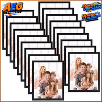 Bilderrahmen 20X25 Cm Schwarz 18 StüCk Fotorahmen Collage Set FüR Wohnzimmer