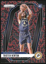 2024-25 Panini Prizm Prizms Snakeskin #261 Tristen Newton RC Rookie