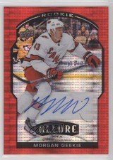 2020-21 Upper Deck Allure Rookie Red Rainbow 197/299 Morgan Geekie #74 Auto 1pc9