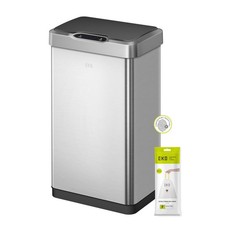 Mirage-t 50 Liter / 13.2 Gallon Touchless Rectangular Motion Sensor Trash Can Or