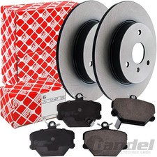 Febi Disques de Frein + Plaquettes Avant pour Toutes Smart I 450 II 451 Fortwo
