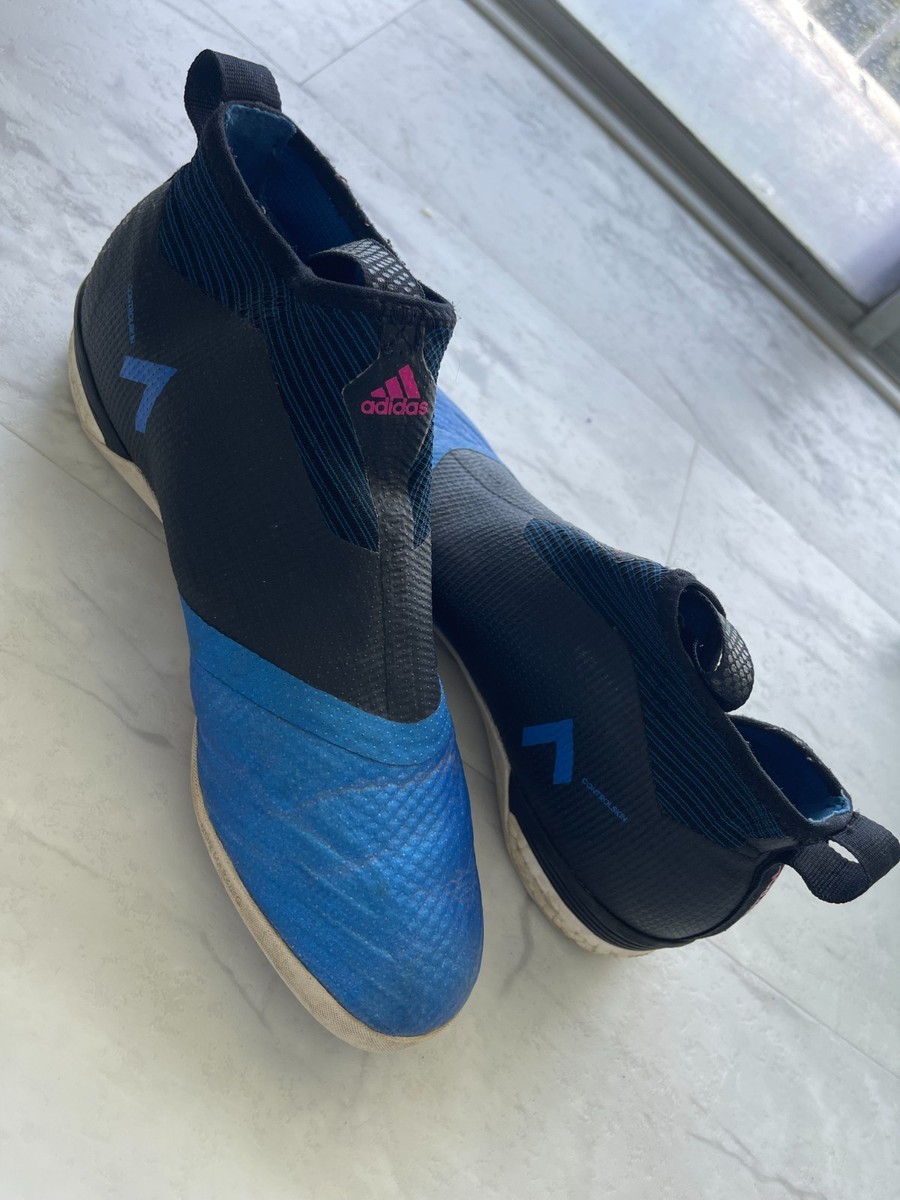 ADIDAS Predator Tango 18+ Turf Soccer Shoes Blue Black Pink Men's