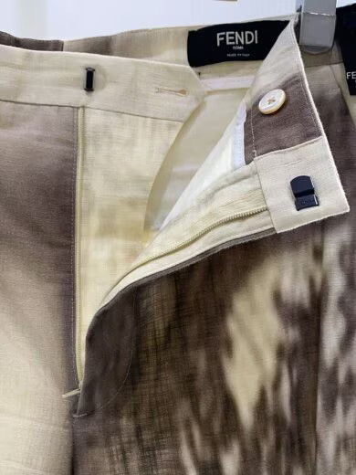 FENDI Jeans/ Size 46/ Cotton/ CRM/ All-Over Print/ 12CPF-20-3181 thumbnail 3