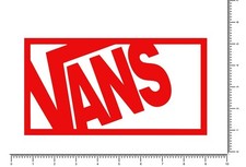 XXL Vans Boxy Skateboard Logo Sticker 8.5" or 6" Surf Skate Snow Vinyl Decal