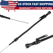 Stainless Flexible Oil Dipstick Black Fits LS LSX LS1 LS2 LS6 4.8L 5.7L 6.0 6.2L
