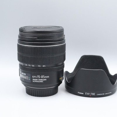 Canon EF-S 3,5 5,6 15-85 IS USM Zoom Objektiv - EOS EFS Lens - GUT - GEPRÜFT