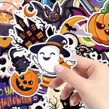 Halloween Decorations - 100 PCS Halloween Stickers  Halloween Party Favors - Ha