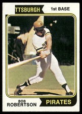 1974 Topps Bob Robertson 540 Pittsburgh Pirates