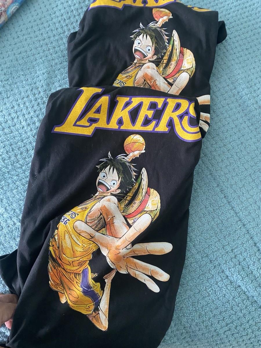 ONE PIECE✖️LAKERS コラボTシャツ Lakers X One Piece Anime Collab Shirt Poster Giveaway SGA 2