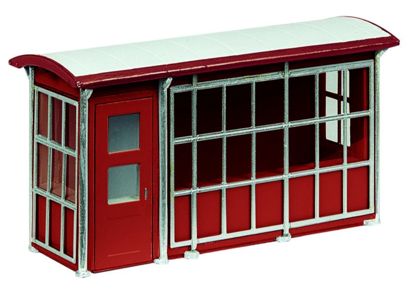 Scenecraft 44-0545A Metal Platform Shelter - Red