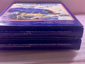 INTELLIVISION 2 CIB GAME LOT SPACE HAWK CIB/SPACE BATTLE CIB CLEANED & TESTED