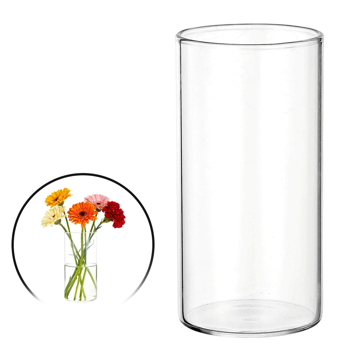 tall clear vases products for sale | eBay