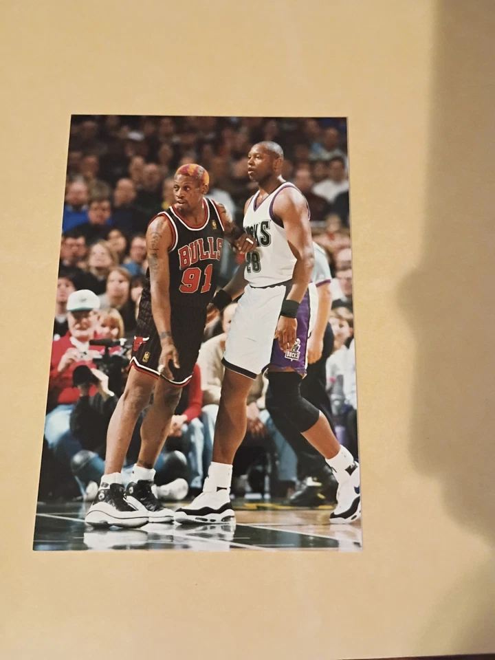 Lote de 5 fotos tipo 1 de Michael Jordan Scottie Pippen Dennis Rodman Bulls Hw3782 Foto 4 de 4