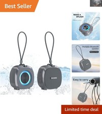 Outdoor-Ready Waterproof Bluetooth Speaker with Long Playtime  TWS Pairing