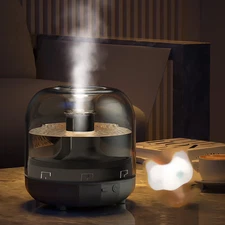 Ultrasonic Cool Mist Humidifier, USB Humidifier with Colorful Light, Quiet Air H