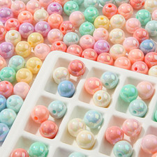 10Mm Acrylic Beads Ab Color Beads Acrylic Beads Assorted Colors round Bubble Bea