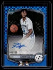 Isaiah Denis 2025-26 Bowman Chrome Blue X-Fractor Auto Card /150 #CPA-ID
